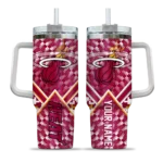 personalized miami heat chevron angle red curved tumbler best selling 1.webp
