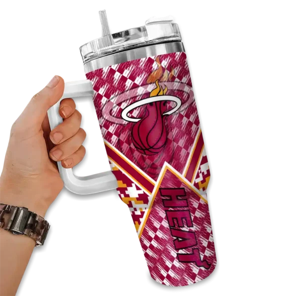 personalized miami heat chevron angle red curved tumbler fashion forward 1.webp