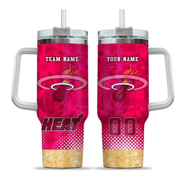 personalized miami heat geometric prism red curved tumbler best selling 1.webp