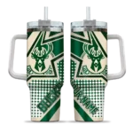 personalized milwaukee bucks arrow burst green curved tumbler best selling 1.webp