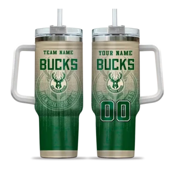 personalized milwaukee bucks gradient dots green curved tumbler best selling 1.webp