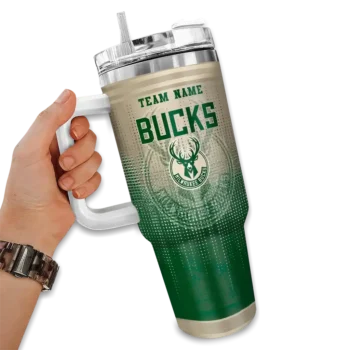 personalized milwaukee bucks gradient dots green curved tumbler fashion forward 1.webp