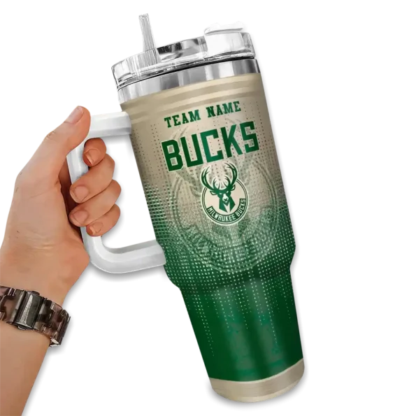 personalized milwaukee bucks gradient dots green curved tumbler fashion forward 1.webp