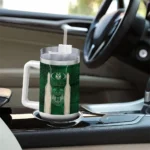 personalized milwaukee bucks hexagon armor green curved tumbler best selling 1.webp