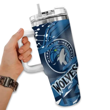 personalized minnesota timberwolves abstract paths midnight blue curved tumbler fashion forward 1.webp