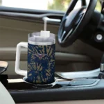 personalized new orleans pelicans burst swirl navy curved tumbler best selling 1.webp