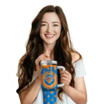 personalized new york knicks bullseye drips blue curved tumbler best selling 1.webp
