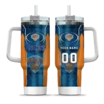 personalized new york knicks hexagon armor blue curved tumbler best selling 1.webp