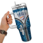 personalized oklahoma city thunder leopard zipper blue curved tumbler best selling 1.webp