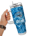 personalized orlando magic bold diamonds blue curved tumbler best selling 1.webp
