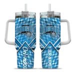 personalized orlando magic chevron angle blue curved tumbler best selling 1.webp