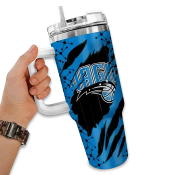 personalized orlando magic claw cut blue black curved tumbler fashion forward 1.webp