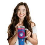 personalized philadelphia 76ers bullseye drips blue curved tumbler best selling 1.webp