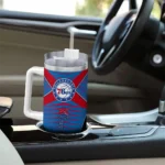 personalized philadelphia 76ers chevron layers blue curved tumbler best selling 1.webp
