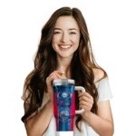 personalized philadelphia 76ers hexagon armor blue curved tumbler best selling 1.webp