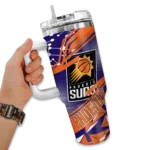 personalized phoenix suns abstract paths purple curved tumbler best selling 1.webp