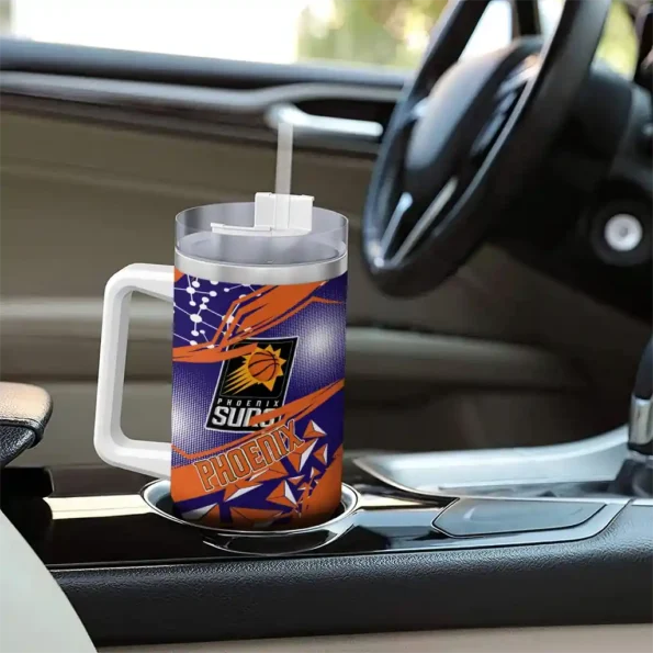personalized phoenix suns abstract paths purple curved tumbler trendy 1.webp