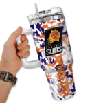 personalized phoenix suns camo mashup purple white curved tumbler best selling 1.webp