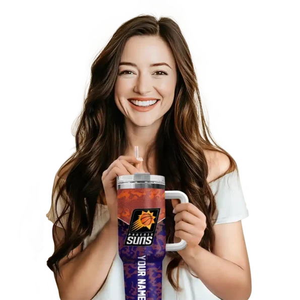 personalized phoenix suns chevron stripe purple curved tumbler premium grade 1.webp