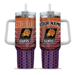 personalized phoenix suns hex texture purple curved tumbler best selling 1.webp