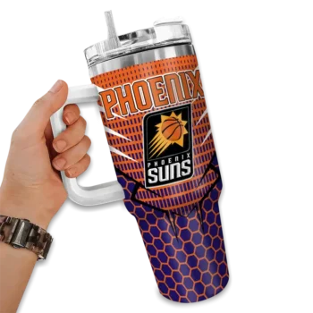 personalized phoenix suns hex texture purple curved tumbler fashion forward 1.webp