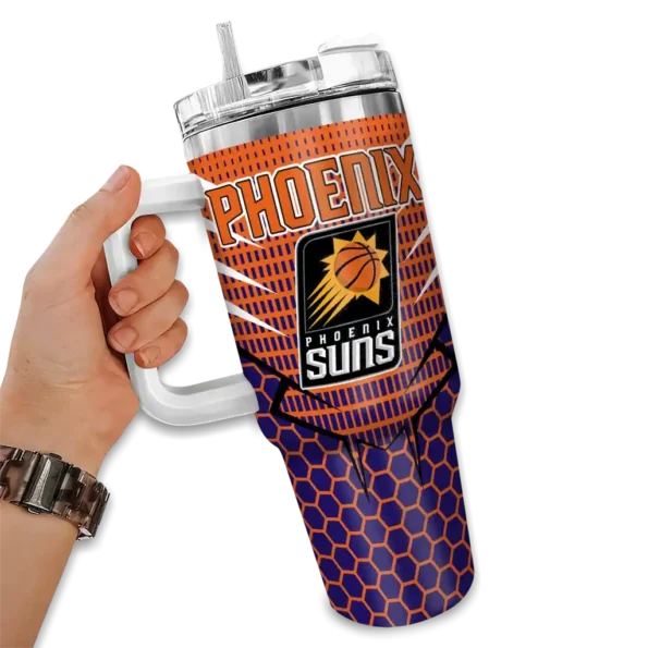personalized phoenix suns hex texture purple curved tumbler fashion forward 1.webp