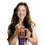 personalized phoenix suns hex texture purple curved tumbler best selling 1.webp