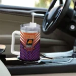 personalized phoenix suns hex texture purple curved tumbler best selling 1.webp