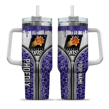 personalized phoenix suns leopard zipper purple curved tumbler best selling 1.webp
