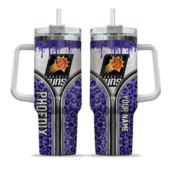 personalized phoenix suns leopard zipper purple curved tumbler best selling 1.webp