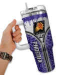 personalized phoenix suns leopard zipper purple curved tumbler best selling 1.webp