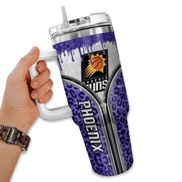personalized phoenix suns leopard zipper purple curved tumbler fashion forward 1.webp