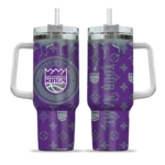 personalized sacramento kings bullseye drips purple curved tumbler best selling 1.webp