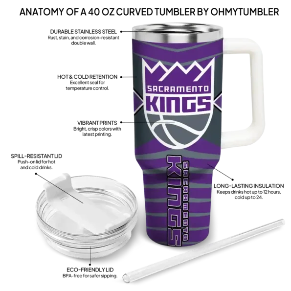 personalized sacramento kings chevron layers purple curved tumbler new arrival 1.webp
