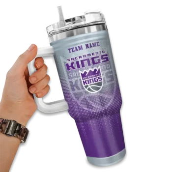 personalized sacramento kings gradient dots purple curved tumbler fashion forward 1.webp