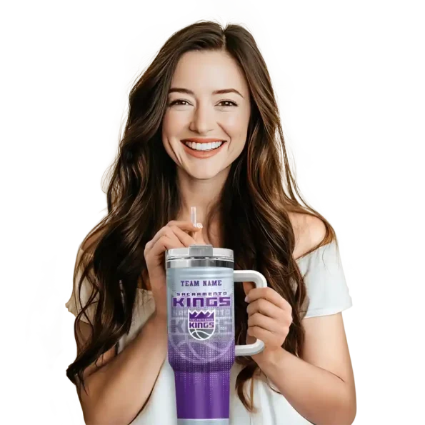 personalized sacramento kings gradient dots purple curved tumbler premium grade 1.webp