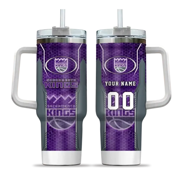 personalized sacramento kings hexagon armor purple curved tumbler best selling 1.webp