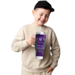 personalized sacramento kings hexagon armor purple curved tumbler best selling 1.webp