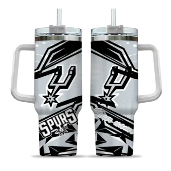 personalized san antonio spurs abstract paths silver curved tumbler best selling 1.webp