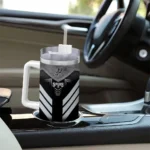 personalized san antonio spurs arrow armor silver black curved tumbler best selling 1.webp