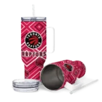 personalized toronto raptors bold diamonds red curved tumbler best selling 1.webp