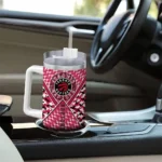 personalized toronto raptors chevron angle red curved tumbler best selling 1.webp