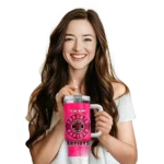 personalized toronto raptors geometric prism red curved tumbler best selling 1.webp
