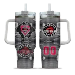 personalized toronto raptors superman shield red gray curved tumbler best selling 1.webp
