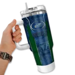 personalized utah jazz hexagon armor navy curved tumbler best selling 1.webp