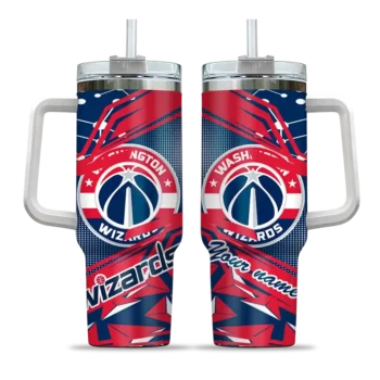 personalized washington wizards abstract paths blue curved tumbler best selling 1.webp