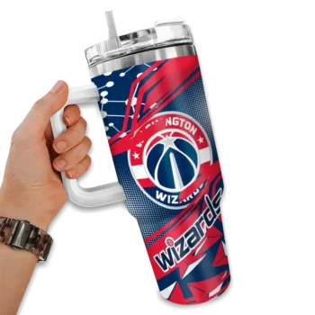 personalized washington wizards abstract paths blue curved tumbler fashion forward 1.webp
