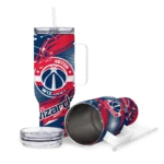 personalized washington wizards abstract paths blue curved tumbler best selling 1.webp