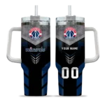 personalized washington wizards arrow armor blue black curved tumbler best selling 1.webp