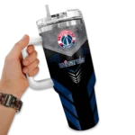 personalized washington wizards arrow armor blue black curved tumbler best selling 1.webp